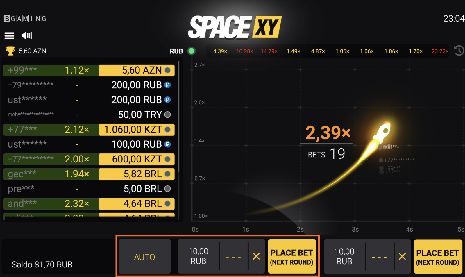 Space XY by BGaming: Real-Time Popularity and Insights from Indian Players